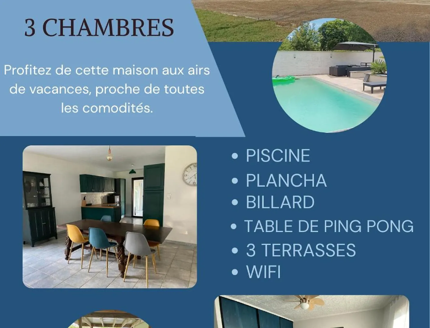 La Maison Des Hirondelles, Piscine, Billard, Ping Pong, 3 Terrasses Et Jardin モントーバン